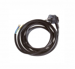 Laidas su ki&scaron;tuku OKKO, 3 m, juodos spalvos