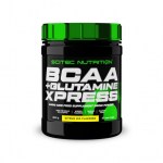 Aminorūg&scaron;čių kompleksas &bdquo;Scitec BCAA + Glutamine Xpress, 600 g, Citrusinių vaisių