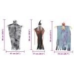Helovino Kabančios Ghost 3 pcs Įvairiaspalvis 61 x 97 cm