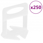 Plytelių i&scaron;lyginimo spaustukai, 250vnt., 3mm