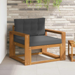 Lauko Vidurinis Sofa Kietos akacijos mediena Natūrali