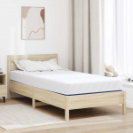 Čiužinys Balta ir mėlyna 90 x 200 cm Žakardinis audinys