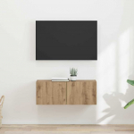 TV sieninė spintelė 2 pcs Meistrų ąžuolas 60 x 31 x 29.5 cm