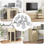 Įsukamo galvutės varžtai 32727 pcs Sidabro Geležis