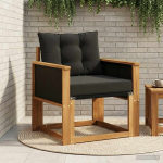 Lauko Vidurinis Sofa Kietos akacijos mediena Natūrali