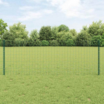 Tvora su stulpais Žalia 0,8 x 10 m Plienas