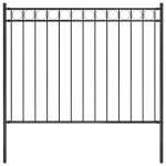 Sodo tvora, plieninė, 1,81x1 m, juoda
