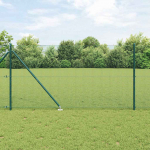 Tvorelės stulpas Žalia 50 x 1,4 m (16 x 16 mm tinklelis)