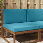 Lauko sofa pagalvėlė 2 pcs Karali&scaron;ka mėlyna Poliesteris