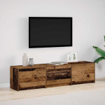 TV spinta su LED su stalčių Senovinis medis 162 x 34 x 40 cm