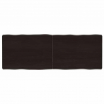 Stalvir&scaron;is, tamsiai ruda, 140x50x(2-6) cm, medienos masyvas