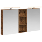 Vonios spintos komplektas su lentyna 3 pcs 130 x 14,5 x 70 cm