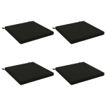 4 dalių sėdynės pagalvėlės SOEST 4 vnt. 100% poliesteris Juoda