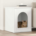 Katės namelis Balta 53 x 52 x 62 cm Apdirbta mediena