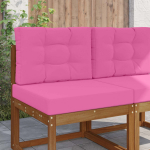 Lauko sofa pagalvėlė 2 pcs Rožinė Poliesteris