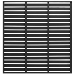 Tvoros segmentas, juodos spalvos, 180x180cm, WPC