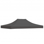 Proginės palapinės stogas, antracito spalvos, 4,5x3m, 270 g/m&sup2;