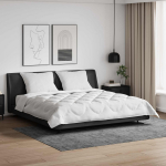 Antklodė su pagalve 3 pcs Balta Mikropluo&scaron;tas