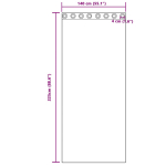 Užtemdymo užuolaidos 2 pcs &Scaron;viesiai pilka 140 x 225 cm Aksomas