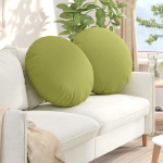 Sėdynių pagalvėlės 2 pcs &Scaron;viesiai žalia &Oslash;80 x 29 cm audinys
