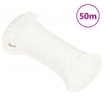 Valties virvė, visi&scaron;kai balta, 5mm, 50m, polipropilenas