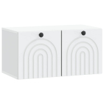Sieninė TV spintelė Balta 59,5 x 31 x 30 cm Apdirbta mediena
