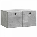 Sieninė TV spintelė Betono pilka 59,5 x 41 x 30 cm