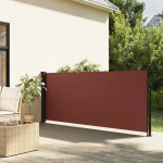I&scaron;traukiama &scaron;oninė markizė, rudos spalvos, 100x300cm