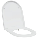 Tualeto sėdynė Balta 49 x 36 x 4 cm Duroplastas