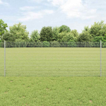 Tvora su stulpais Sidabro 0,8 x 25 m Plienas