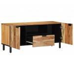 TV vienetai Kietos akacijos mediena 105 x 33,5 x 46 cm