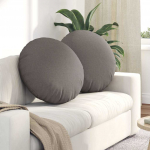 Sėdynių pagalvėlės 2 pcs Taupe &Oslash;80 x 29 cm audinys