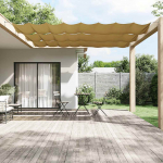 Vertikali markizė, smėlio spalvos, 60x1200cm, oksfordo audinys