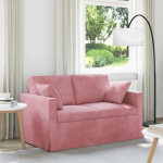 Sofa Rožinė 138 x 78 x 80 cm Aksomas