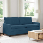 Sofa Mėlyna 196 x 81 x 87,5 cm Aksomas