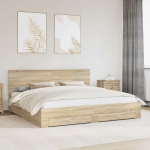 Lovos rėmas Sonoma ąžuolas 200 x 200 cm Apdirbta mediena