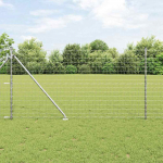 Tvora su stulpais Sidabro 1,2 x 10 m Plienas