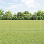Tvora su stulpais Sidabro 1,2 x 50 m Plienas