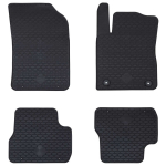 Automobilių kilimėlis 4 pcs Juodas tinka C3 TPE