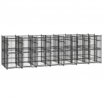 Lauko voljeras &scaron;unims, plienas, 12,9m&sup2;