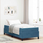 Lovos rėmas su čiužiniu Tamsiai mėlyna 90 x 200 cm audinys