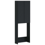 Tualeto spintelė ARNHEM Juoda 66 x 25,5 x 190 cm
