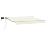 Rankinis markizės rėmas su LED Kreminė 3,5 x 2 m