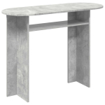 Konsolinis stalas su saugykla Betono pilka 100 x 39,5 x 75 cm