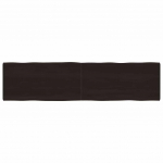 Stalvir&scaron;is, tamsiai ruda, 200x50x(2-4) cm, medienos masyvas