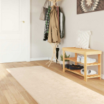 Kilimas Spauda Kreminė 300 x 80 cm Poliesteris ir PVC