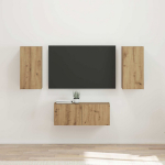 TV spintelių komplektas 6 pcs Amatininkų ąžuolas