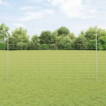 Tvora su stulpais Sidabro 1,6 x 50 m Plienas
