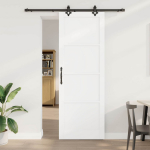 Slankios durys Balta ir juoda 83 x 232 cm