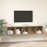 TV spintelės komplektas 2 pcs Amatininkų ąžuolas